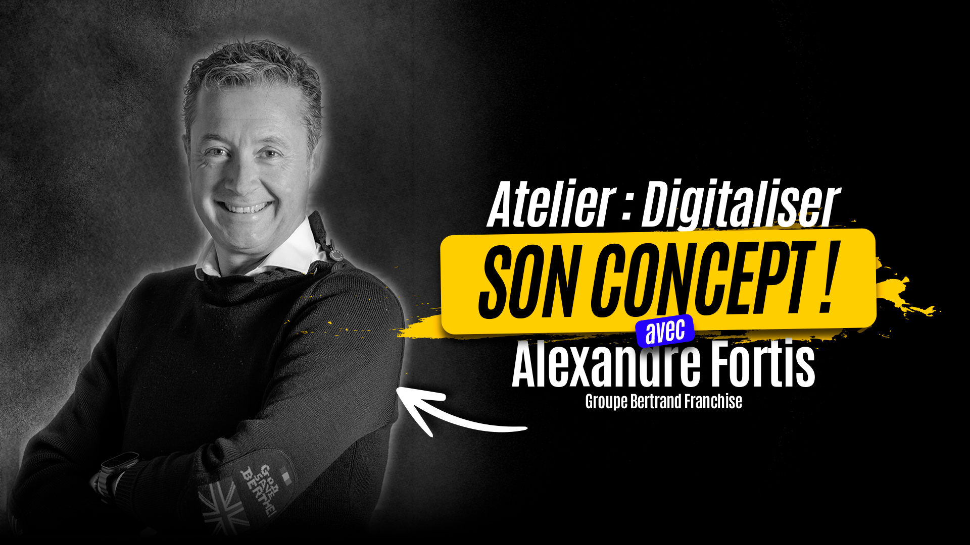 Alexandre Fortis lors de son atelier sur la digitalisation en restauration
