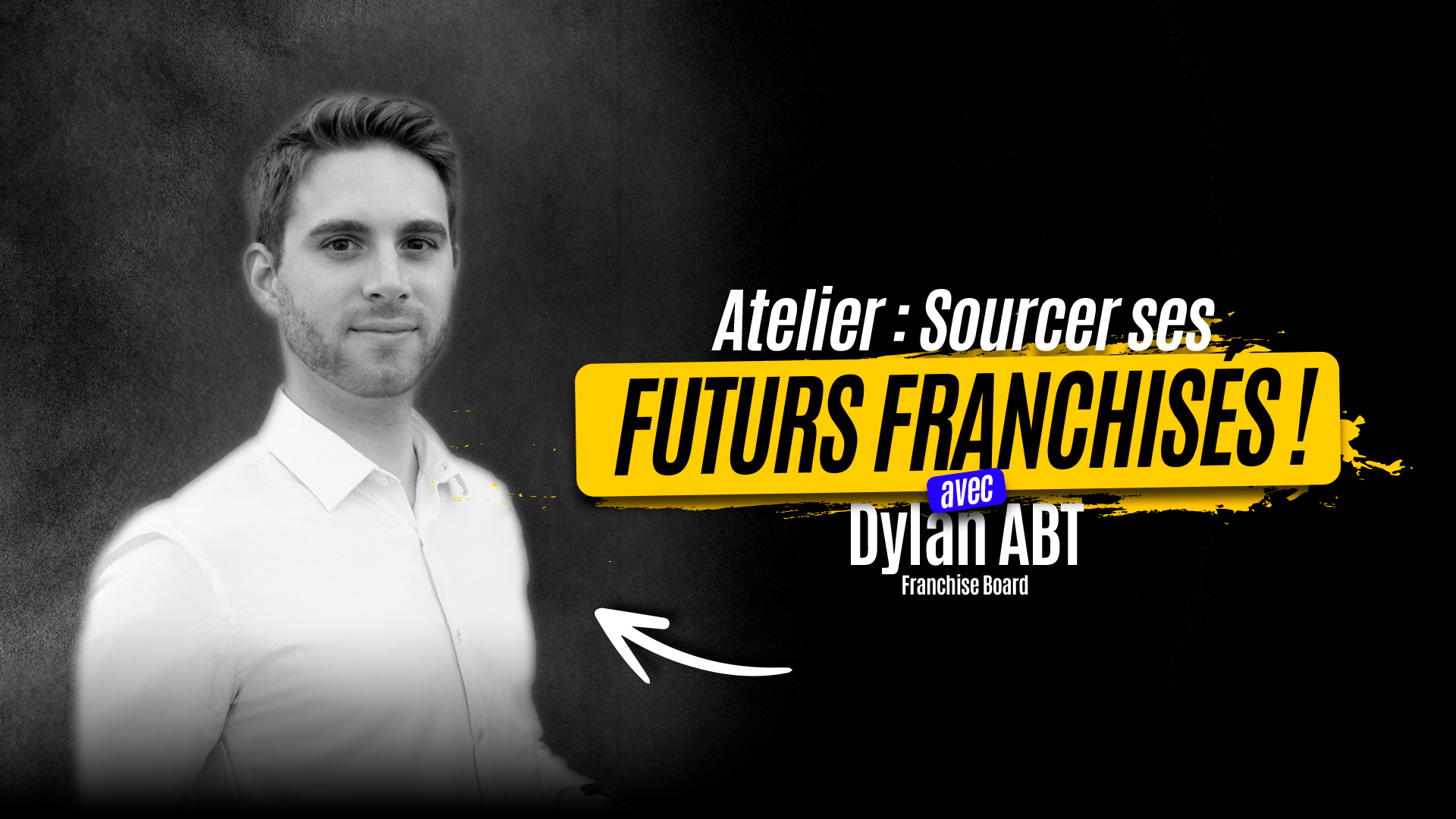 Dylan Abt lors de son atelier sur le recrutement de franchisés